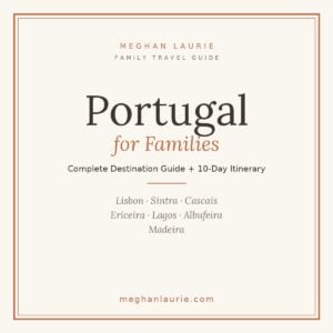 Portugal for Families travel guide cover — complete destination guide and 10-day itinerary PDF