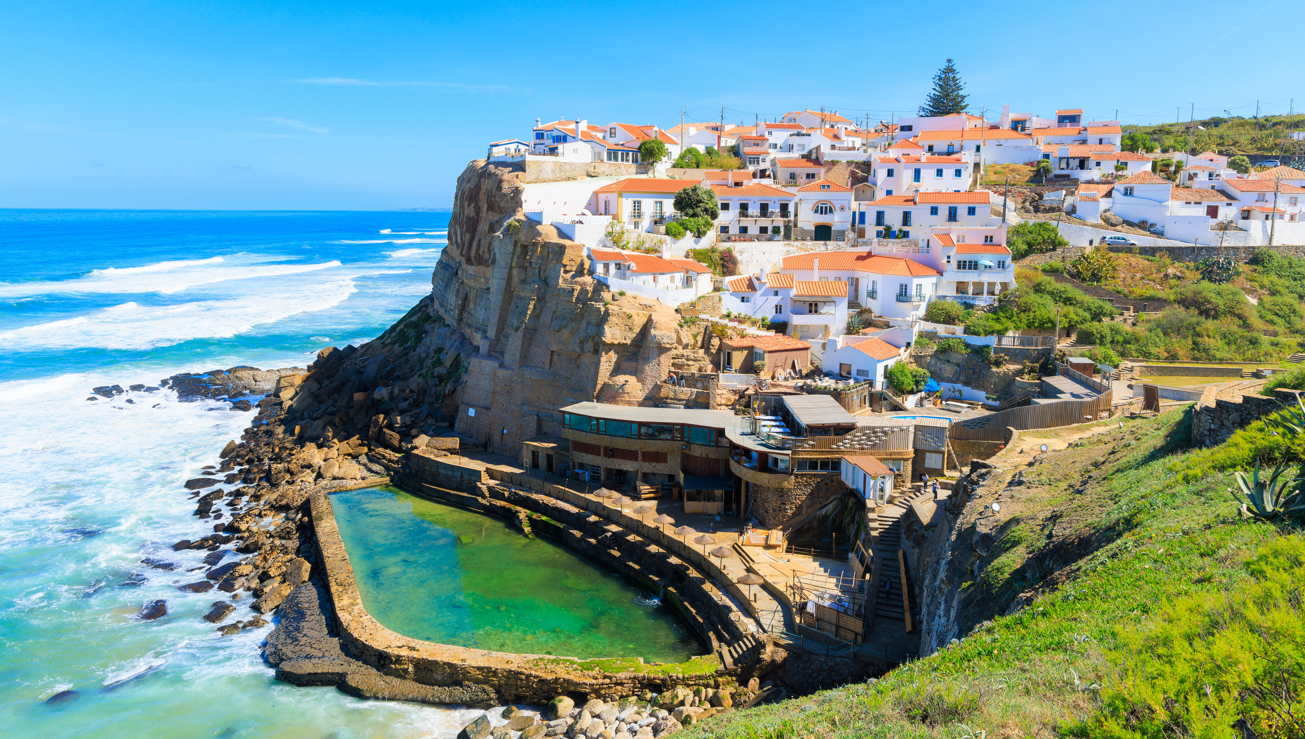 Azenhas do Mar on the Sintra coast, Portugal